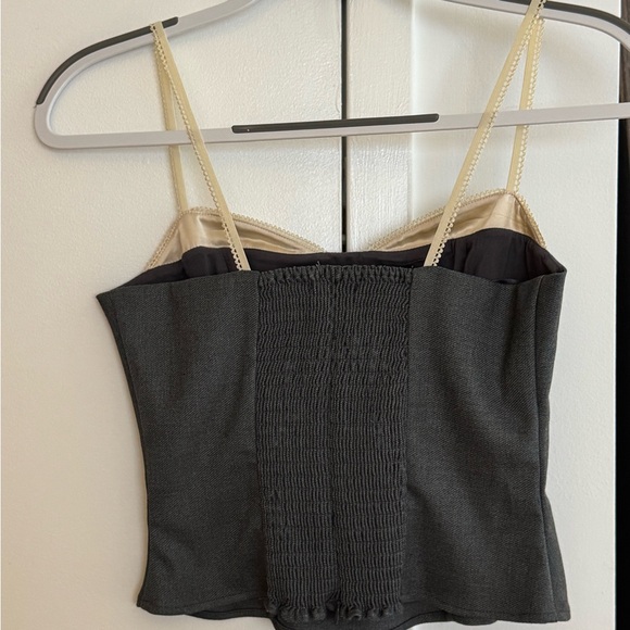 Reformation Gray Melanie Top - Picture 14 of 14